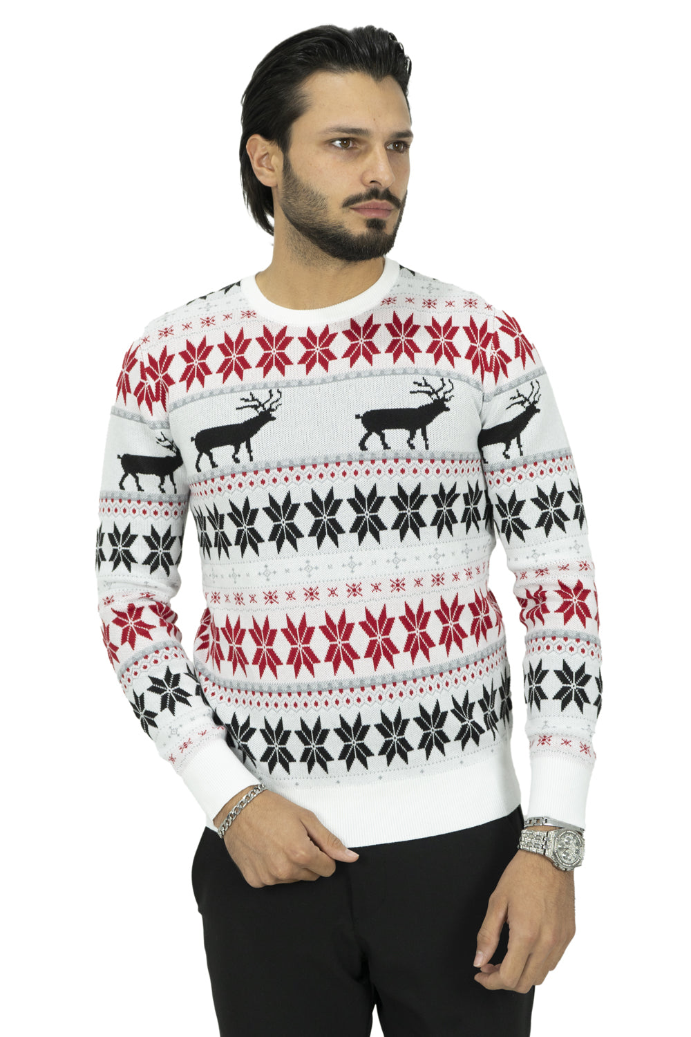 Maglione Christmas Con Renne Art. Mg96