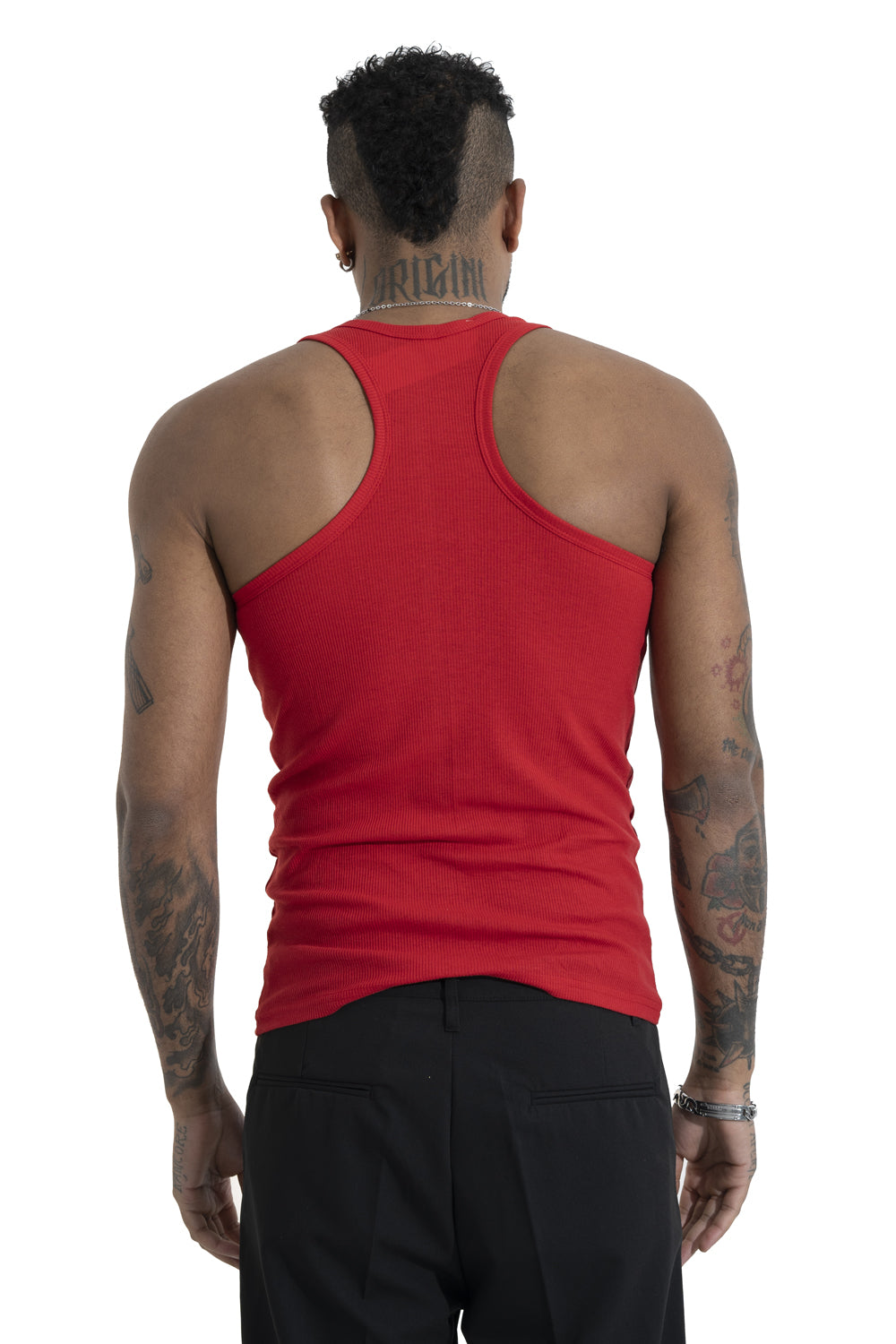 Canotta Uomo Slim Basic Rossa Art. Ct08