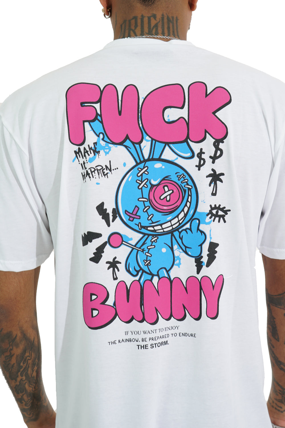 T-shirt Uomo Con Stampa *F--k Bunny* Art. Ts135