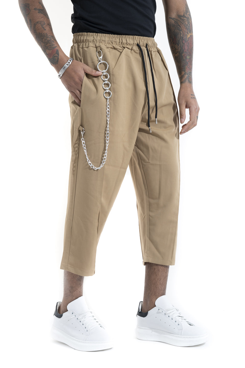 Pantalone Uomo Japan Cavallo Basso Tinta Unita Art. Pt83