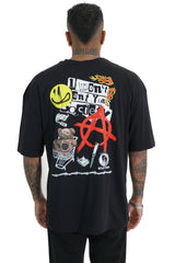 T-Shirt Uomo Stampa retro ''Anarchia'' Art. Ts130