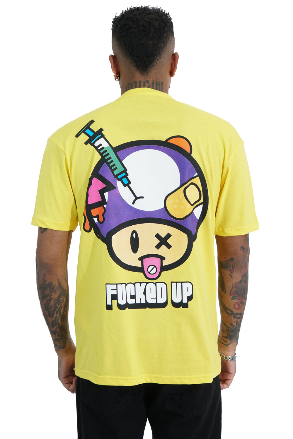 T-shirt Uomo Stampa Retro ''Mushroom'' Art. Ts137