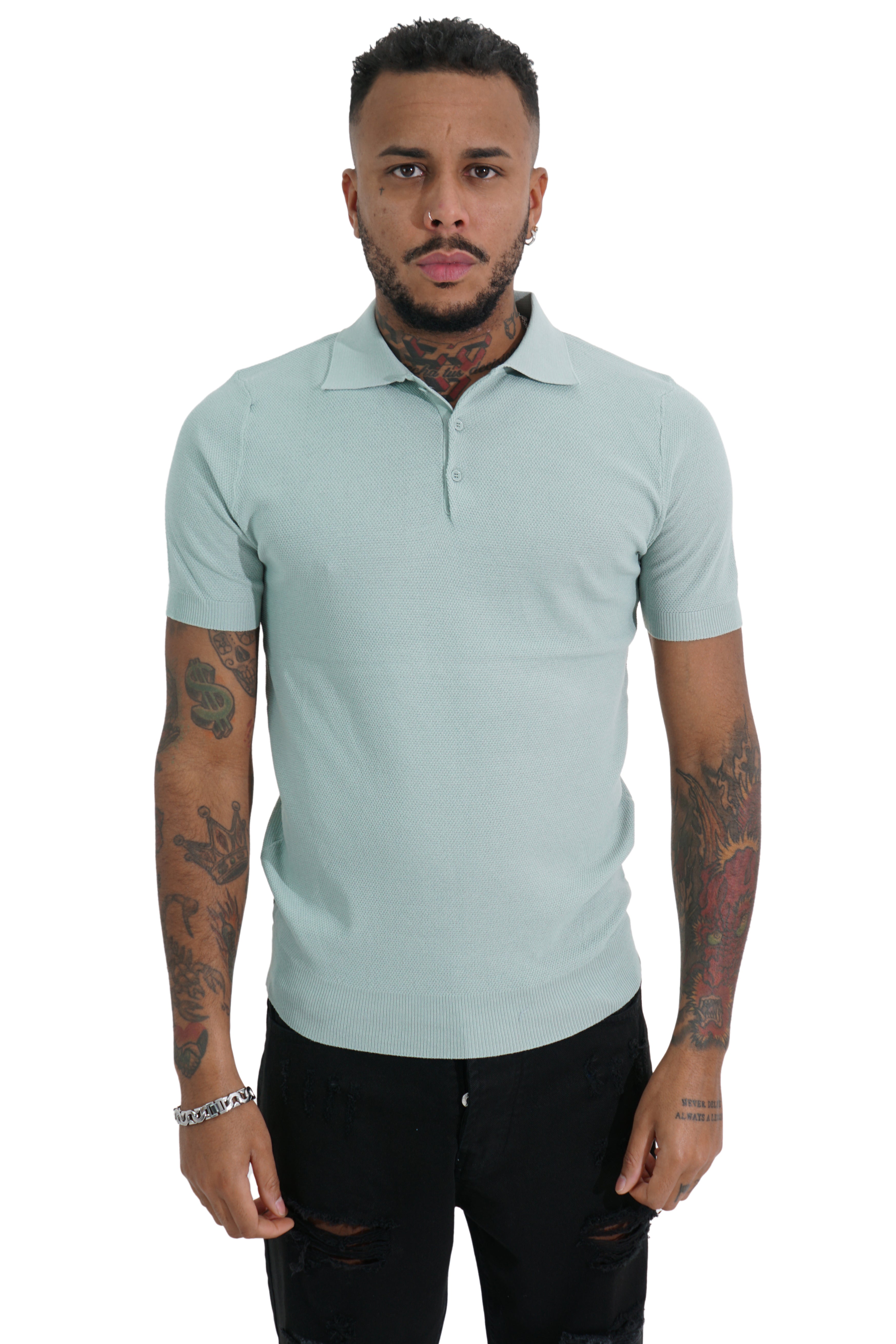 Polo Uomo In Maglia Con Bottoni Art. Ts128