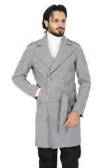 Cappotto Uomo Con Cintura Doppio Petto Art. Cp26