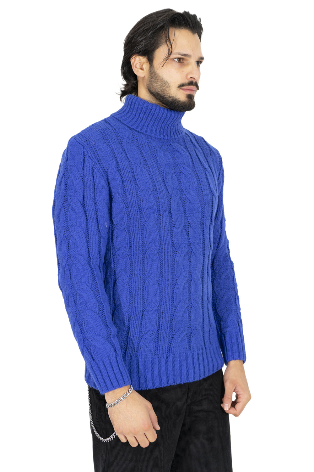 Maglione Uomo Lana Dolcevita Collo Alto Art. Mg103