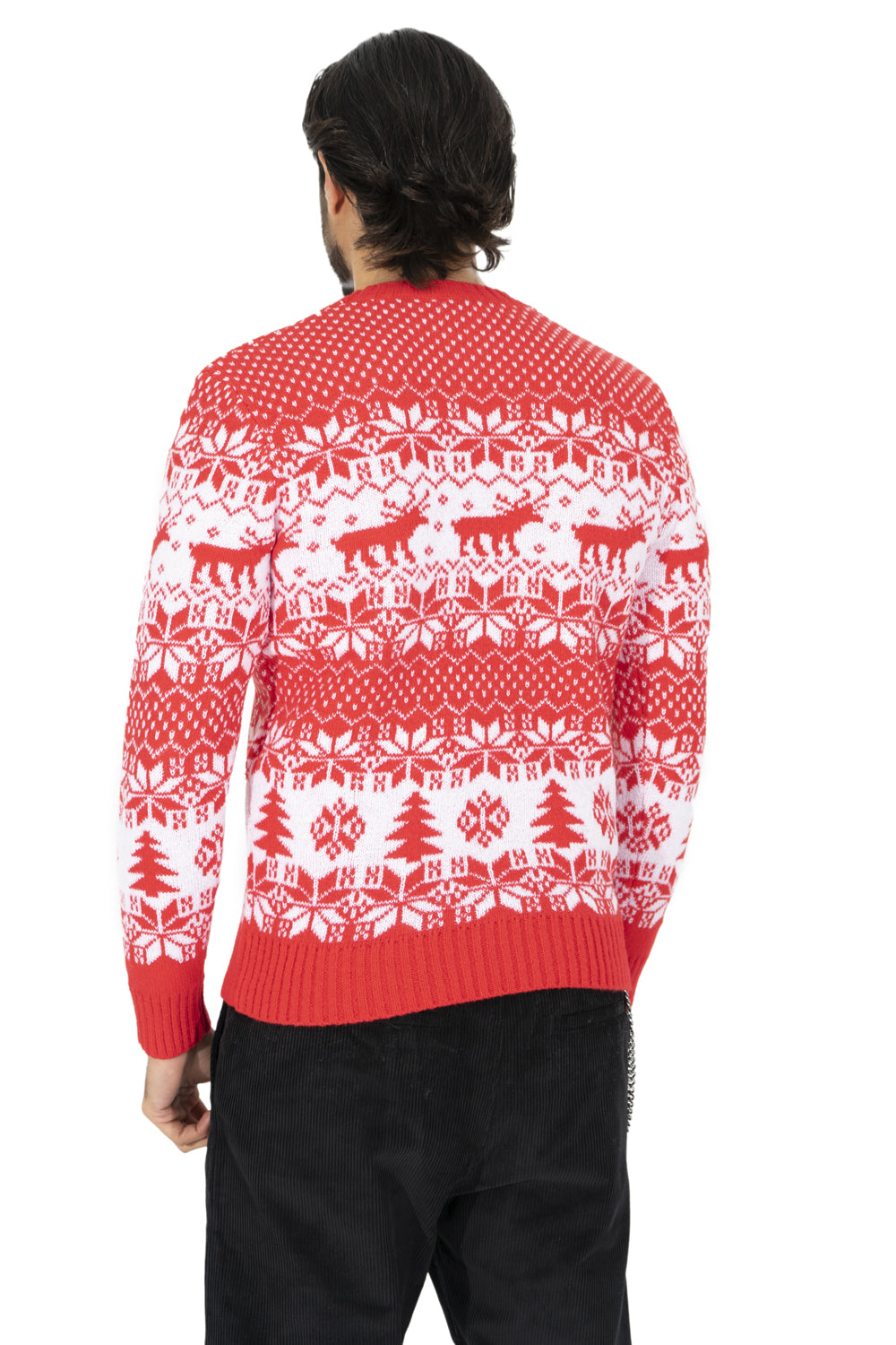 Maglione Natale Christmas Con Alberi Art. Mg104