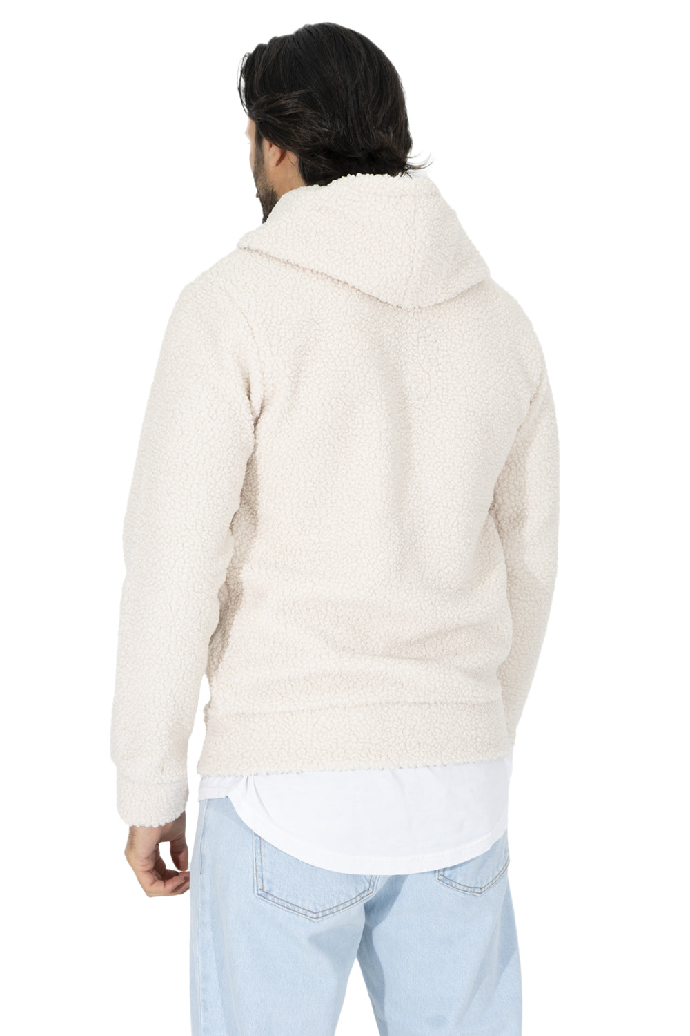 Felpa Teddy Eco-pelliccia Con Zip e Cappuccio Art. Fe141