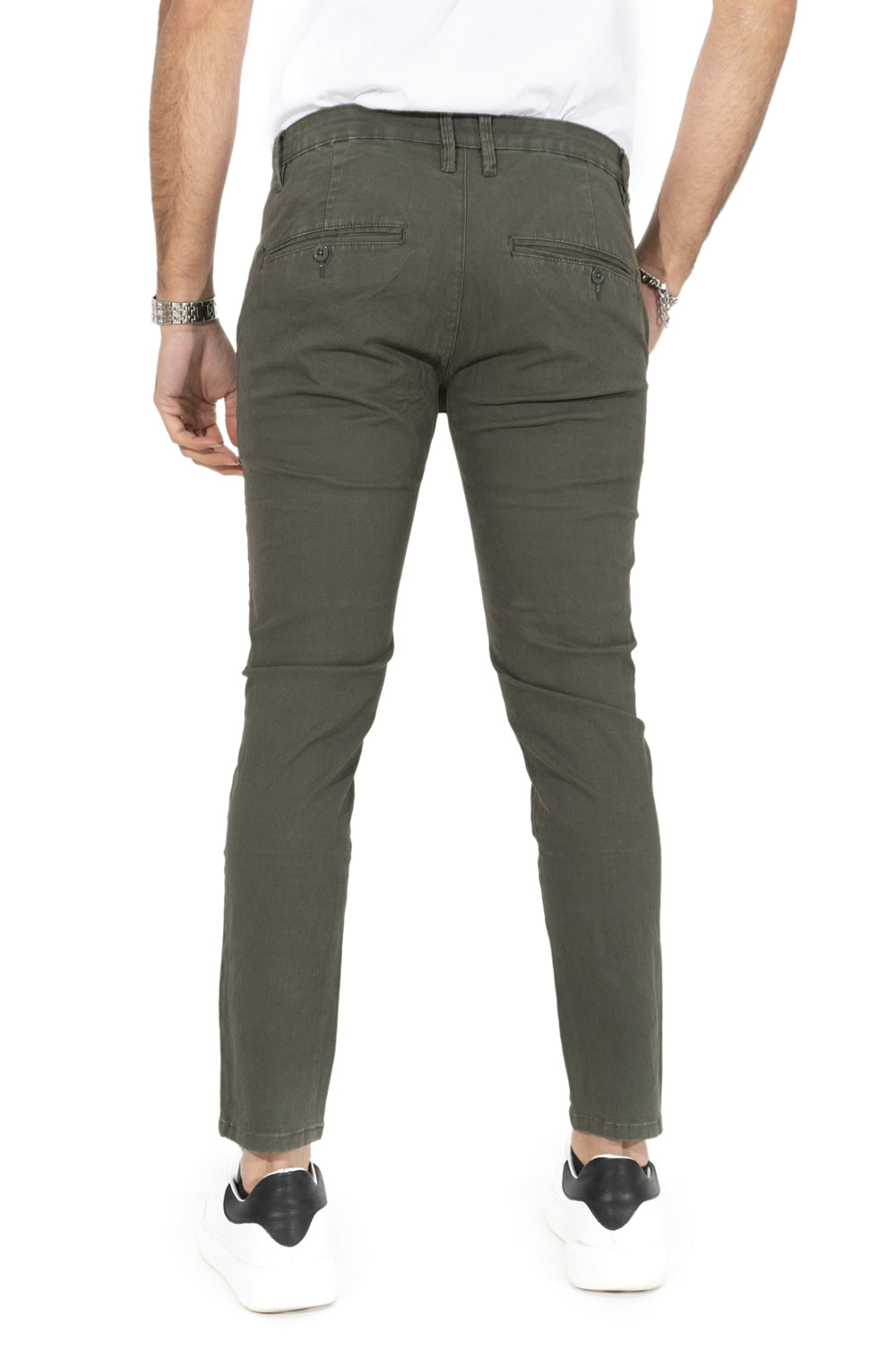 Pantaloni Uomo Chinos Slim Fit Capri Art. Pt156