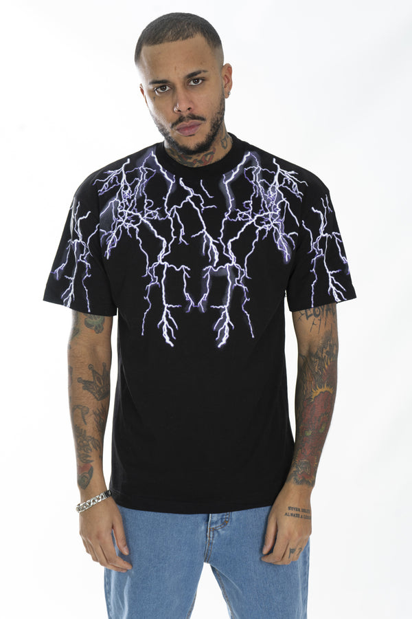 T-shirt col rond pour homme imprimé éclair Art. Ts158
