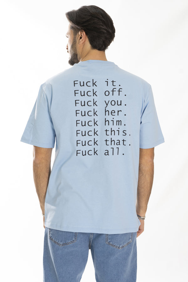 T-shirt pour homme avec inscription F***K. Ts165