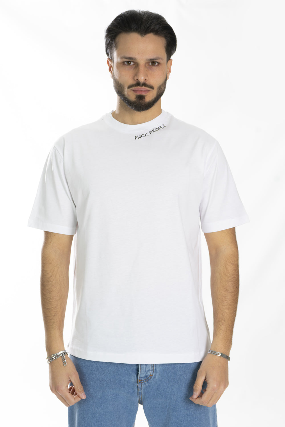 T-Shirt Uomo Stampa Su collo F**K People Art. Ts167