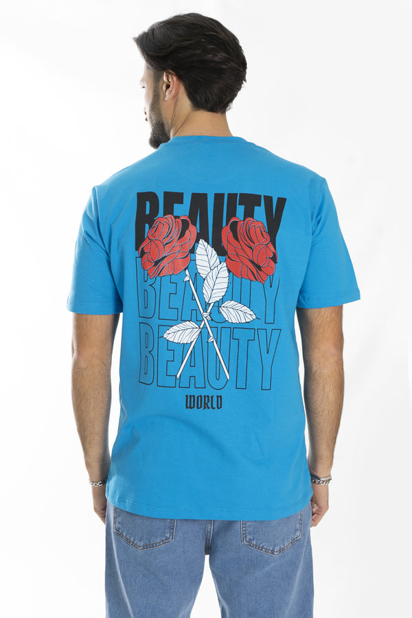 T-shirt homme avec imprimé ''Rose'' Art. Ts166