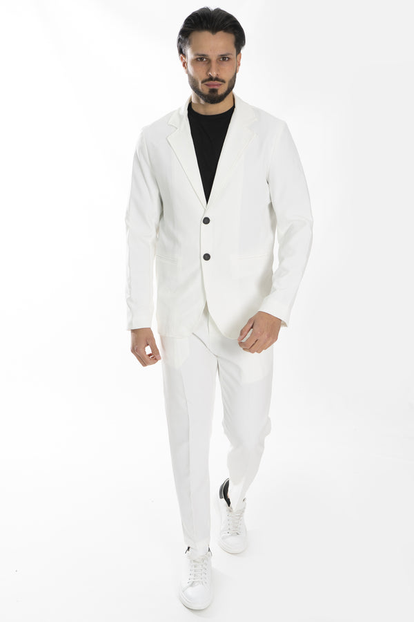 Costume Homme Couleur Unie Col Inversé ''V'' Art. AB05