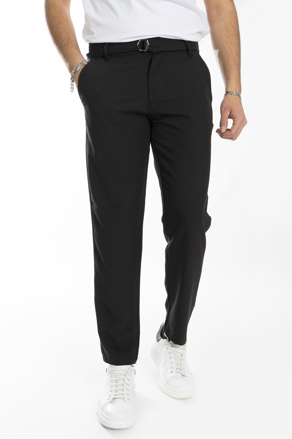 Pantalone Uomo Con Cinturino Tasca America Art. Pt166