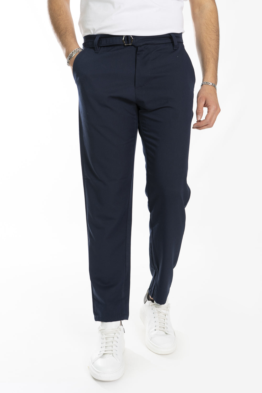 Pantalone Uomo Con Cinturino Tasca America Art. Pt166