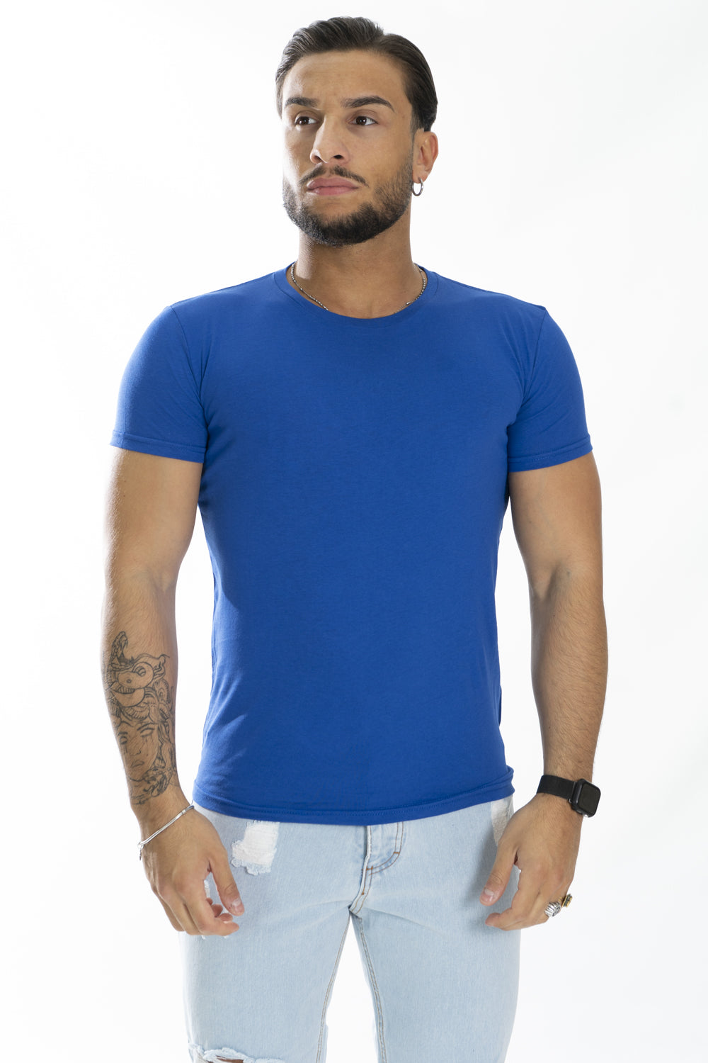 T-Shirt Uomo Slim Fit Basic Tinta Unita Art. Ts163