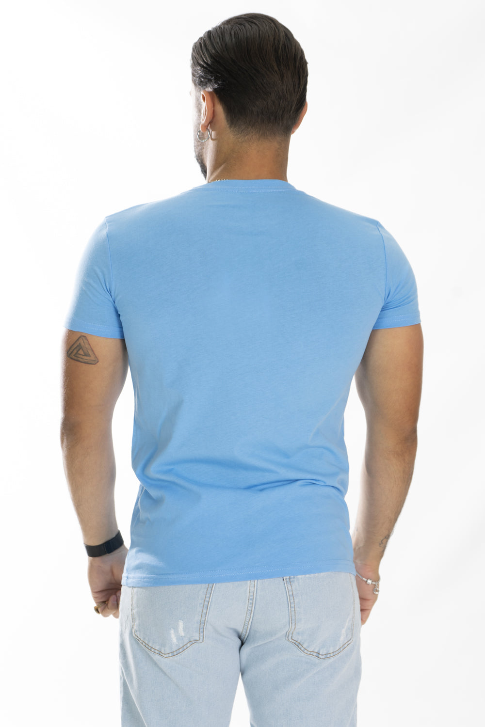 T-Shirt Uomo Slim Fit Basic Tinta Unita Art. Ts163