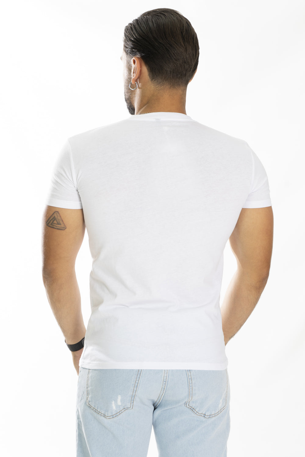 T-Shirt Uomo Slim Fit Basic Tinta Unita Art. Ts163