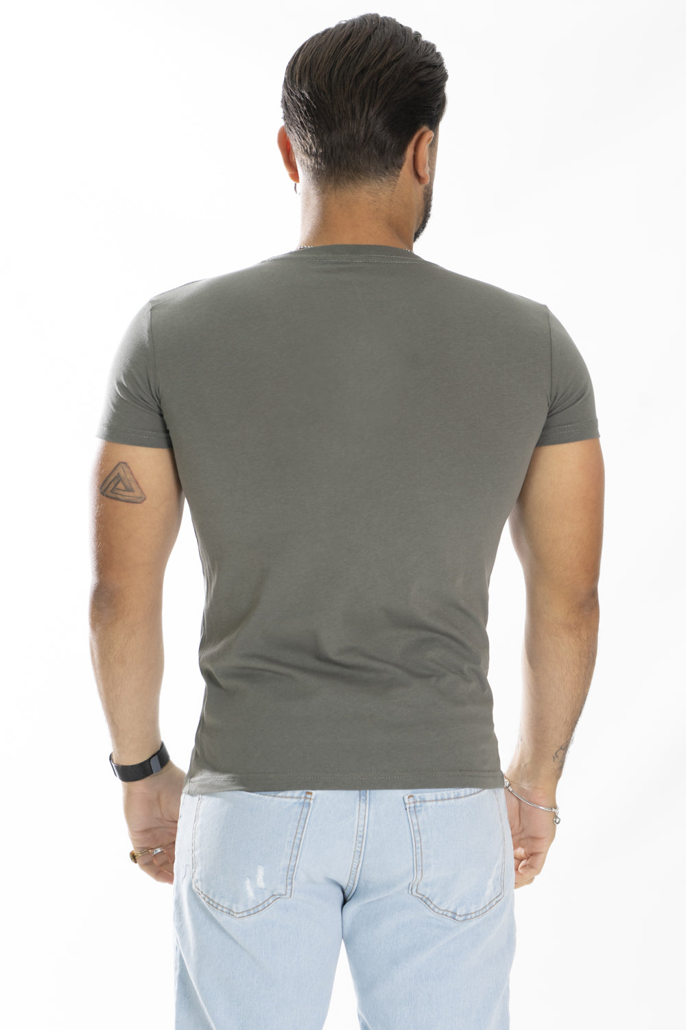 T-Shirt Uomo Slim Fit Basic Tinta Unita Art. Ts163