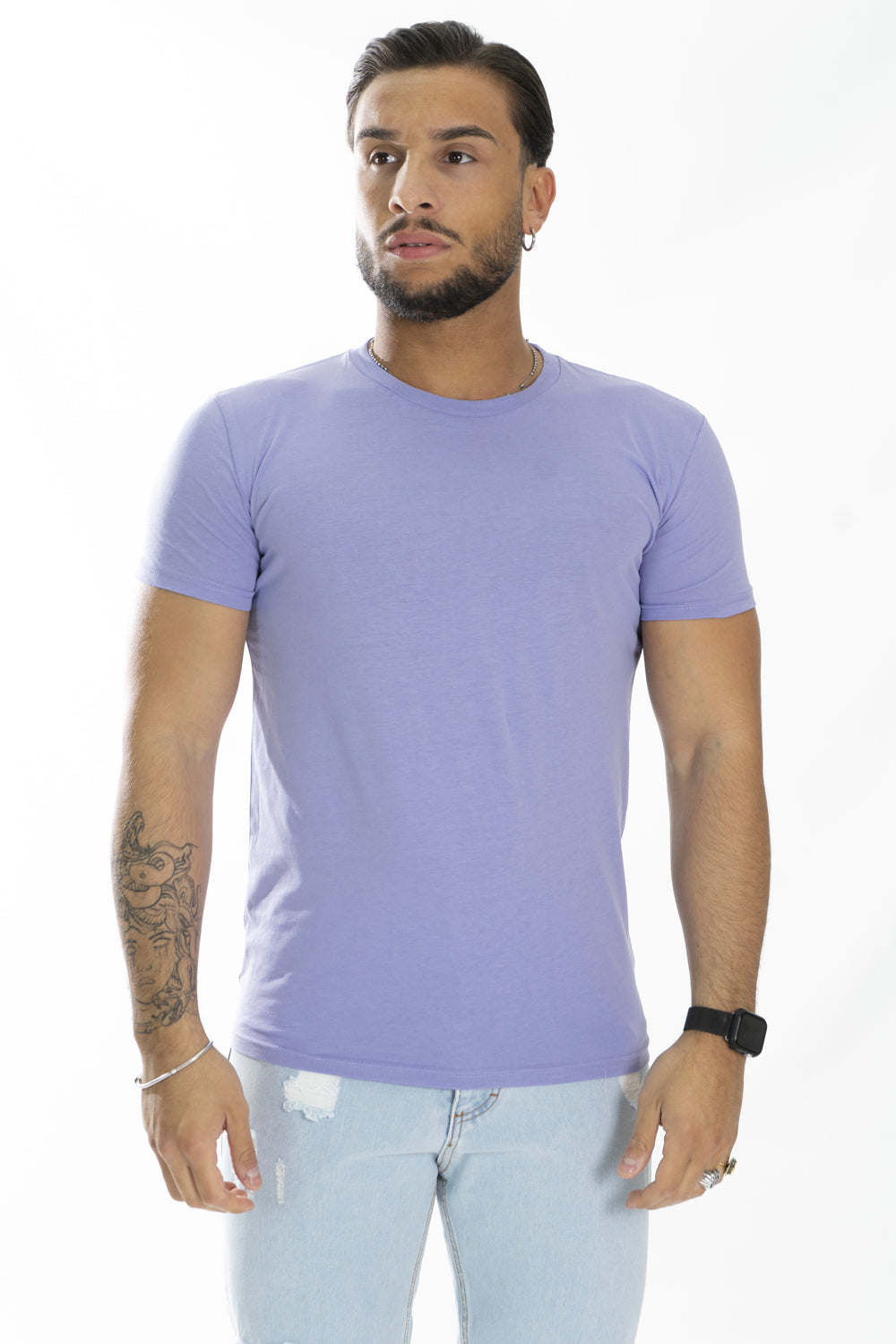 T-Shirt Uomo Slim Fit Basic Tinta Unita Art. Ts163