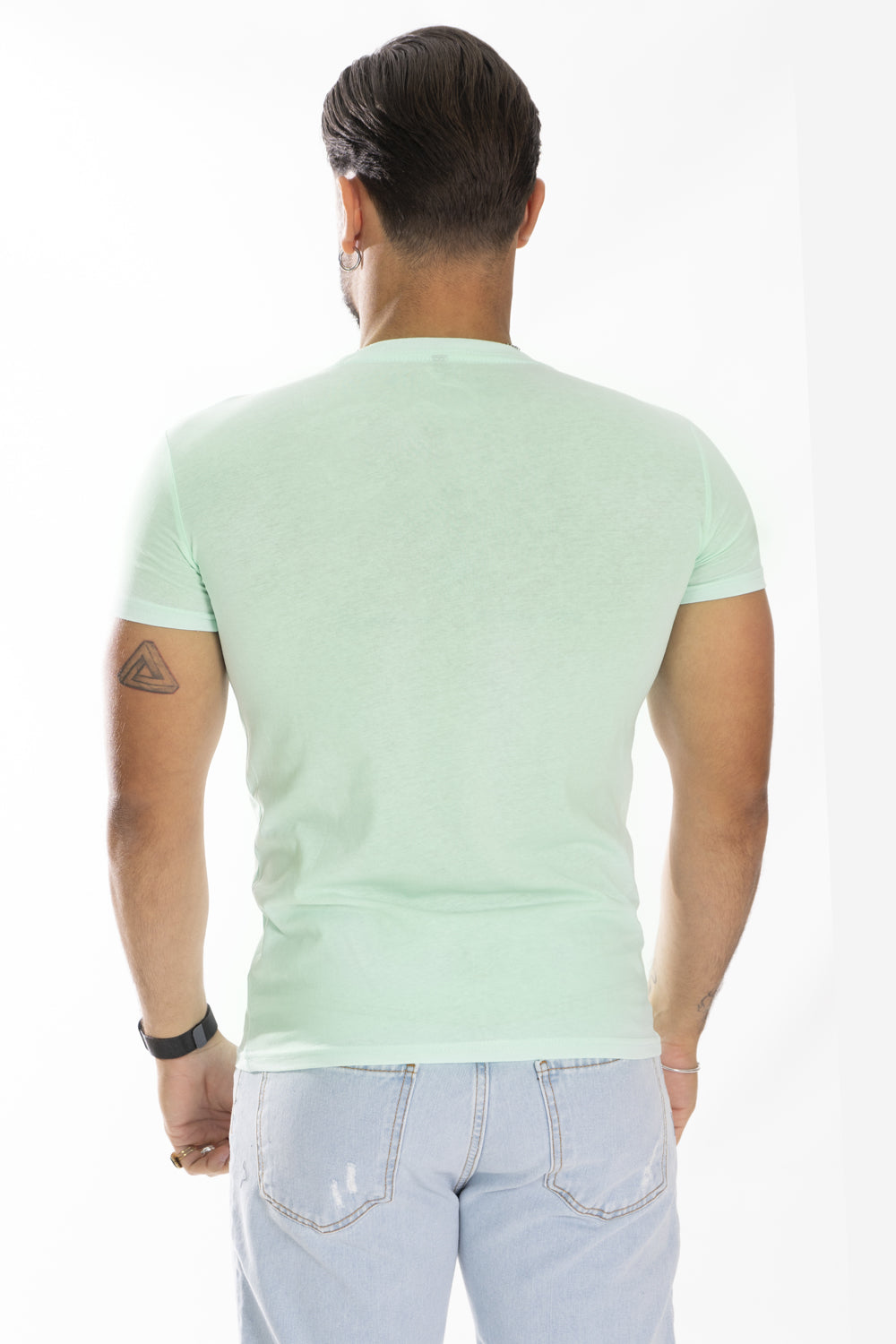 T-Shirt Uomo Slim Fit Basic Tinta Unita Art. Ts163