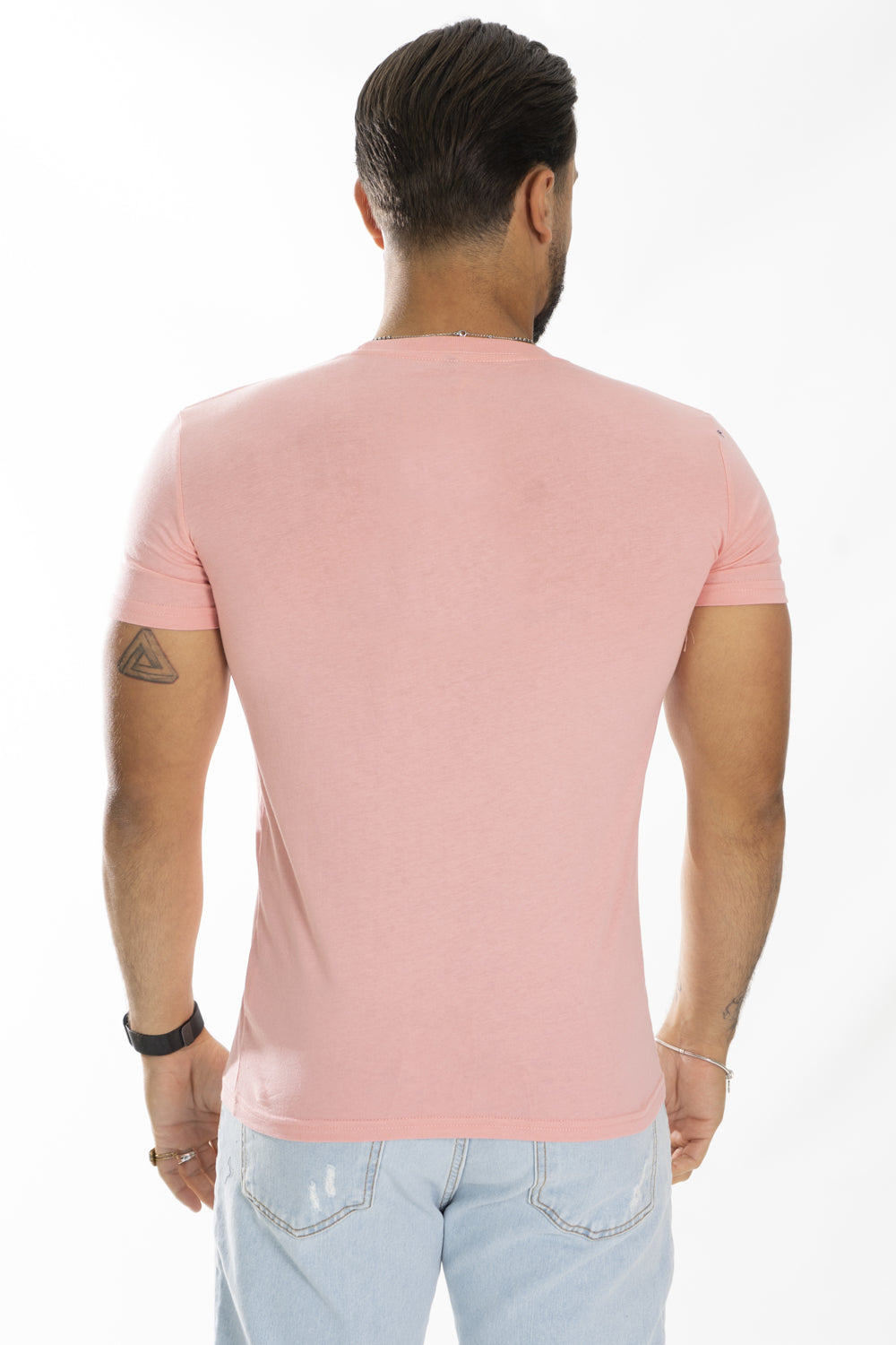 T-Shirt Uomo Slim Fit Basic Tinta Unita Art. Ts163