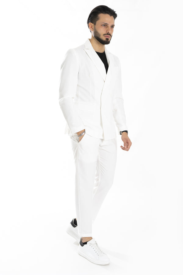 Costume croisé pour homme à 6 boutons Art coordonné. AB01
