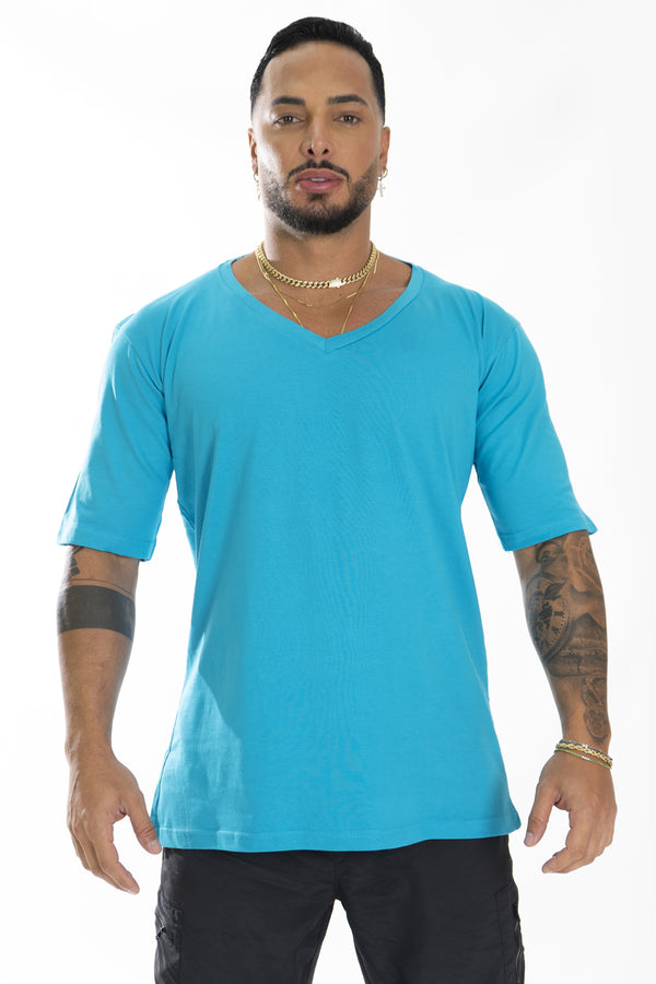 T-shirt col V oversize pour homme Art. Ts174