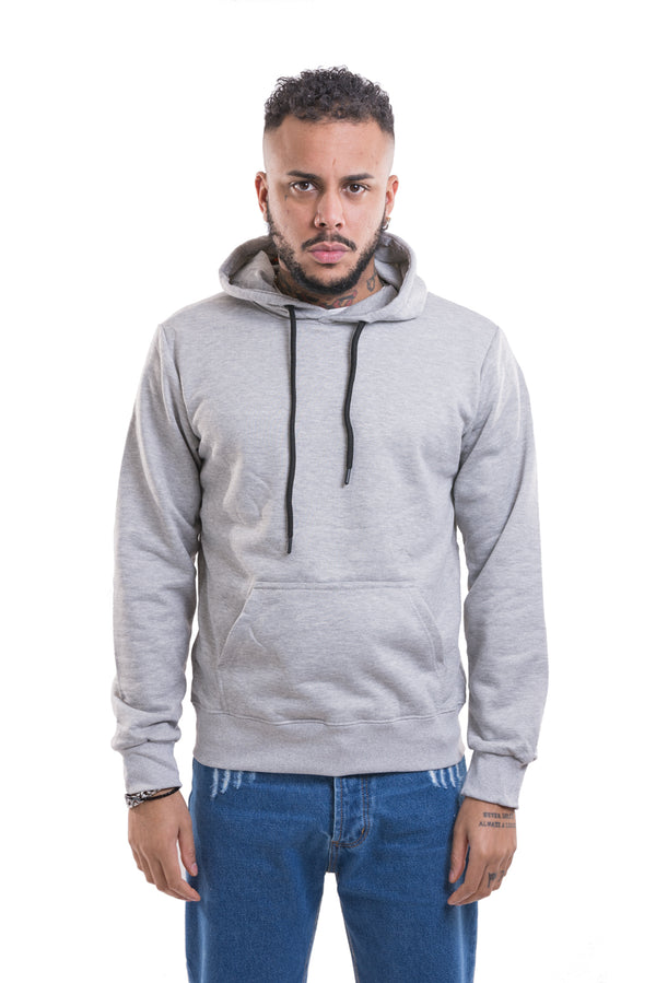 Sweat-shirt basique brossé pour homme avec capuche et poche avant Art. Fe115