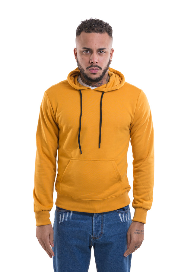 Sweat-shirt basique brossé pour homme avec capuche et poche avant Art. Fe115