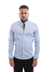 Camicia Uomo Maniche Lunghe Tinta unita Art. Cm116