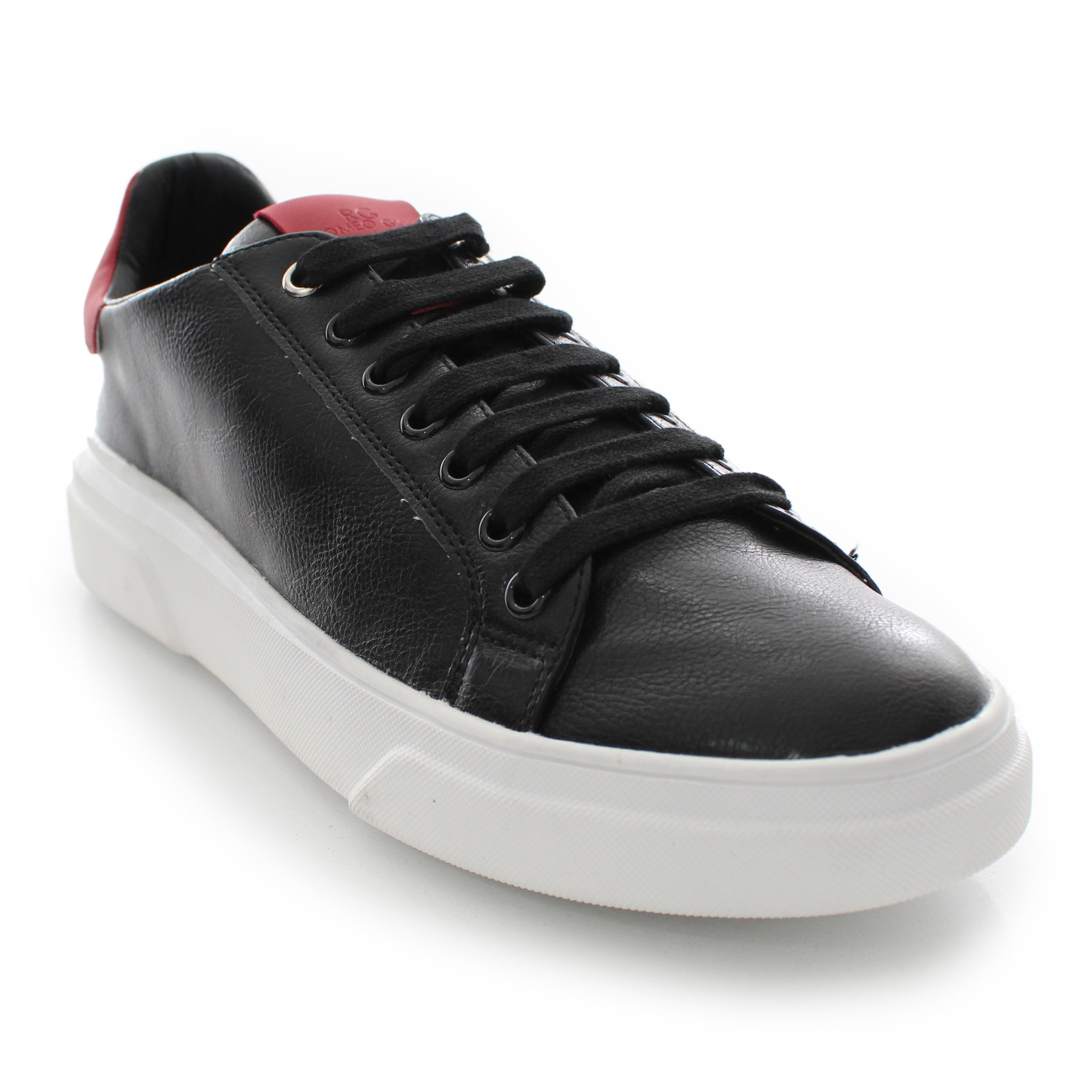 Sneakers Bassa Con Retro Rosso Suola Bianca Art. Sc40