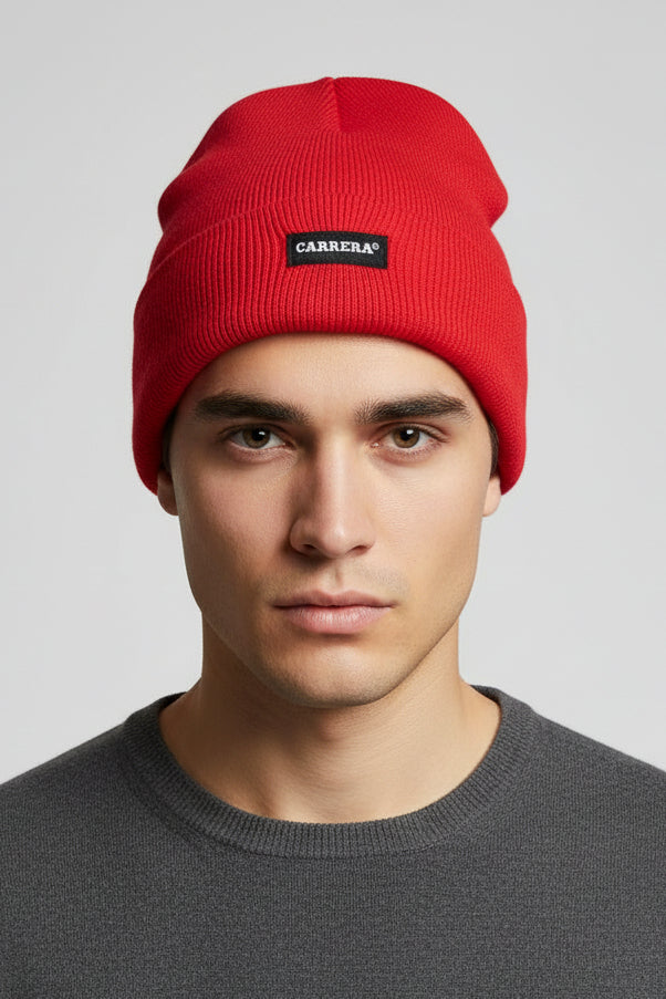 CAPPELLO UOMO CARRERA LOGO FRONTALE ROSSO