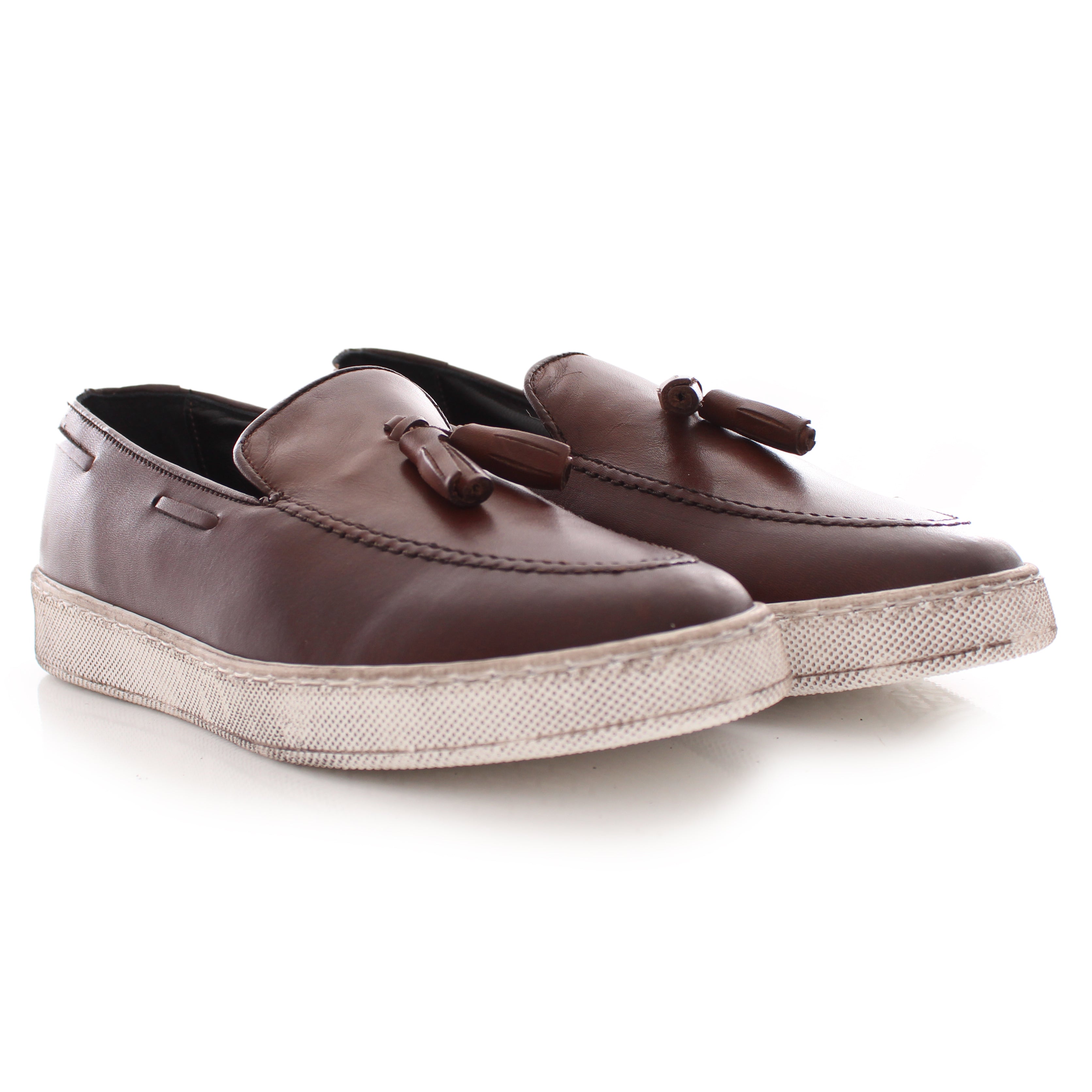 Mocassino Uomo Con Nappine Suola In Gomma Effetto Sporco Art. Sc51