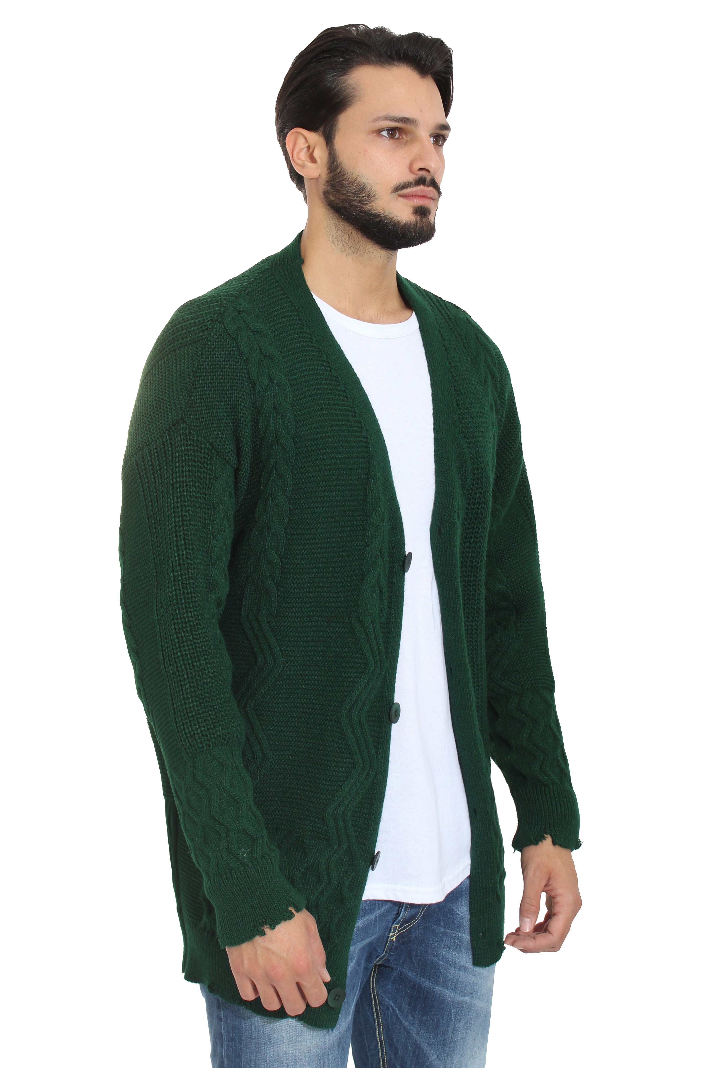 Maglione Cardigan Uomo Giacca a Maglia Over Size Art. Mg63