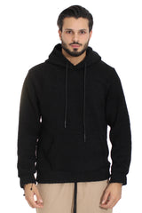 Felpa Uomo Teddy Ecopelliccia Con Cappuccio Art. Fe68 