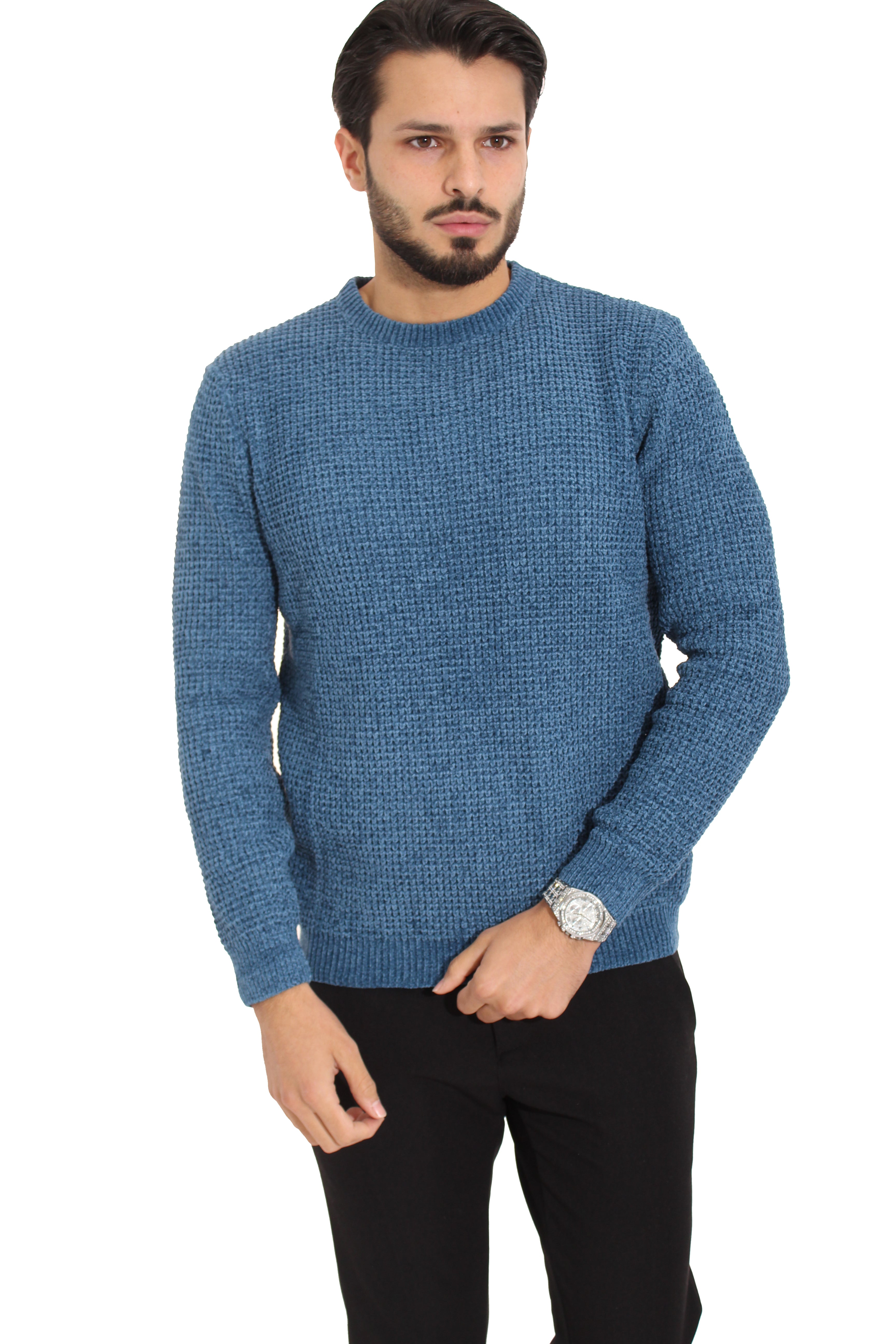 Maglione Uomo Pullover Ciniglia Art. Mg69