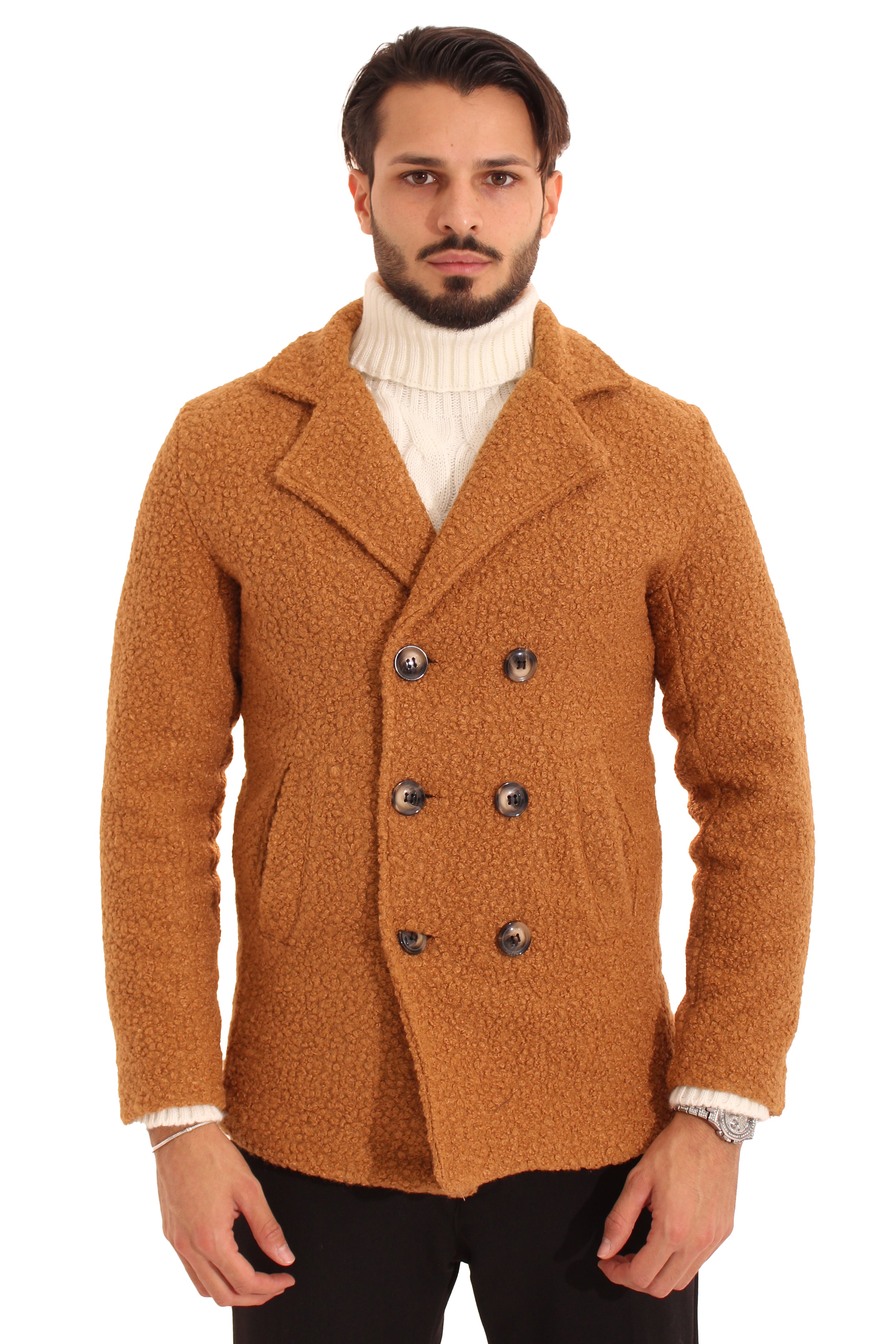 Cappottino Uomo Giacca ''Teddy'' Ecopelliccia Art. Cp20