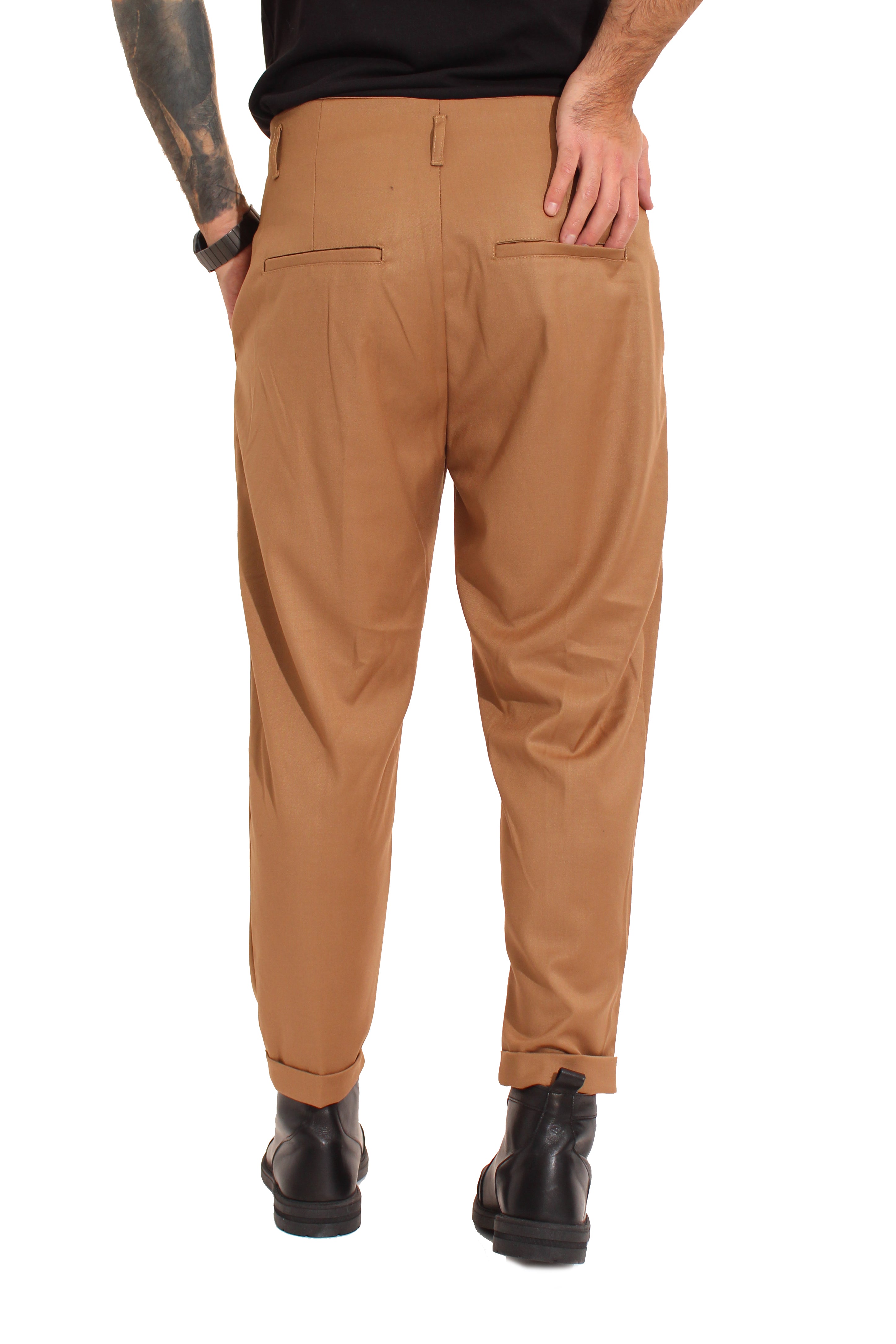 Pantalone Uomo Cavallo Basso Pinces Art. Pt112