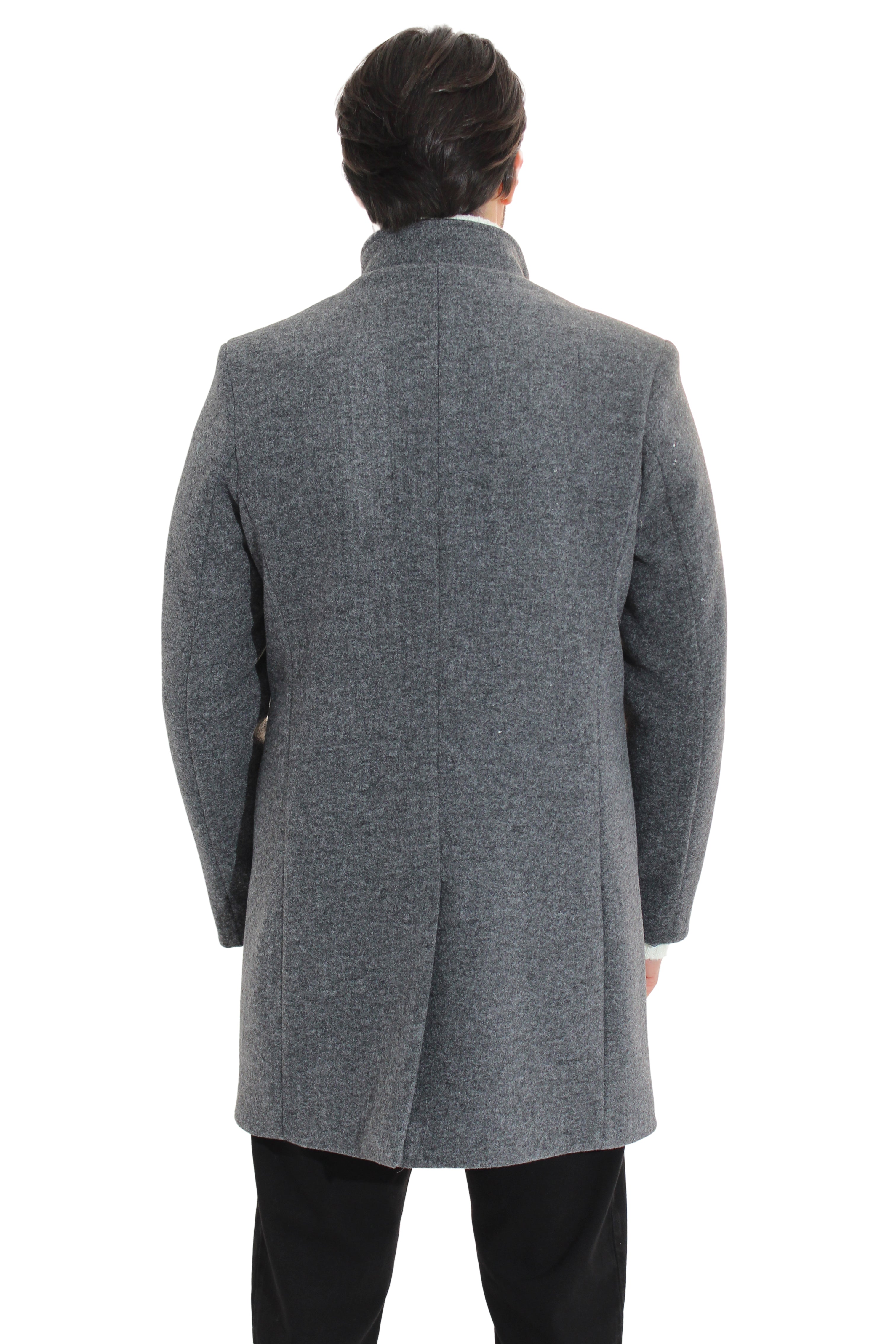 Cappotto Uomo Giacca Monopetto Collo Alto Art. Cp15