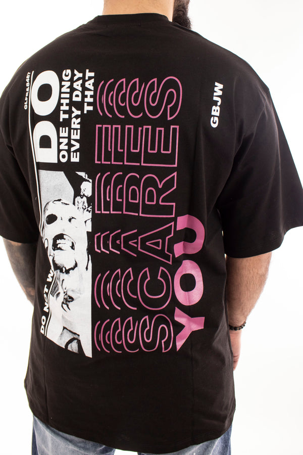 T-shirt pour homme avec imprimé au dos oversize modèle Art. Ts87