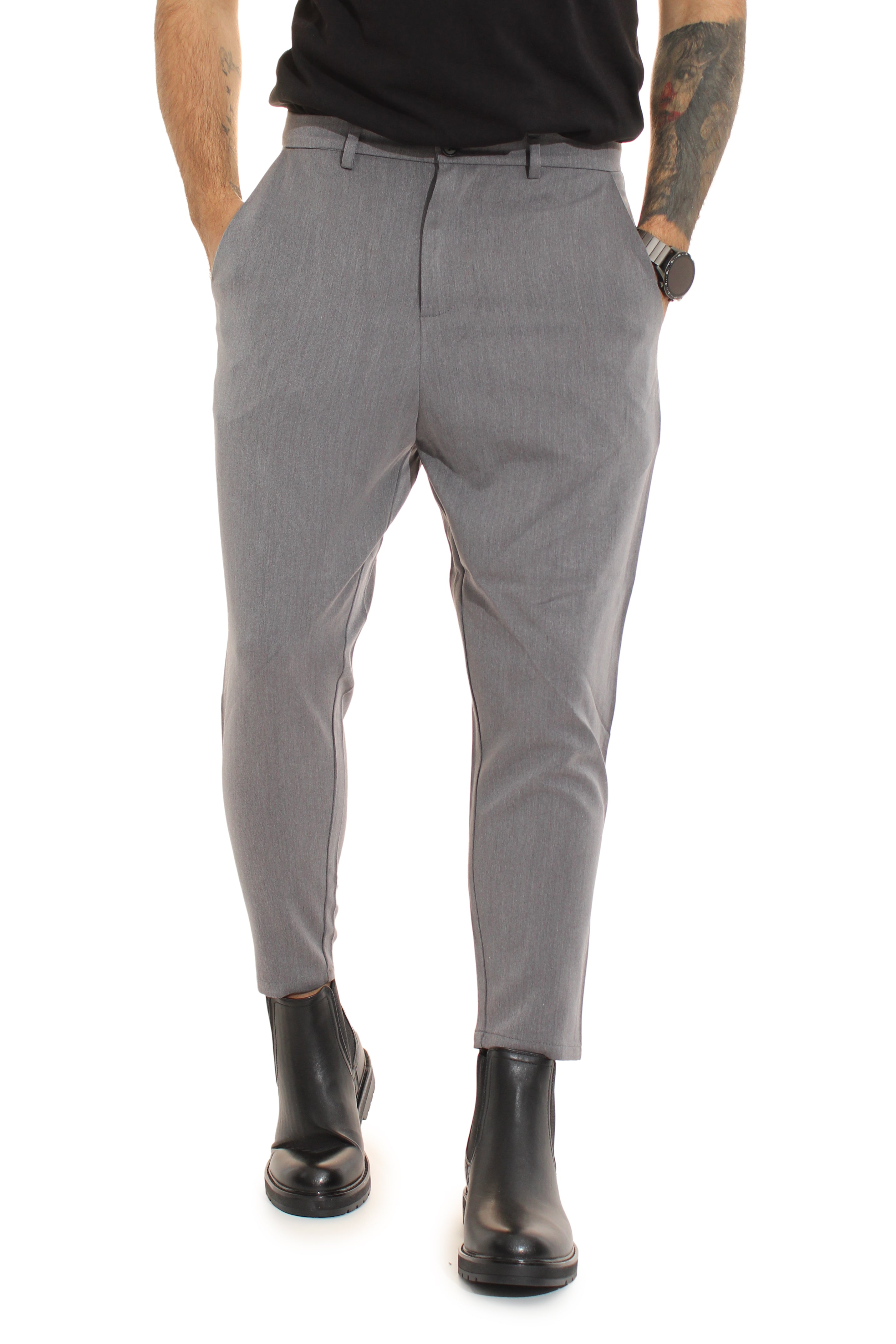 Pantalone Uomo Casual Cavallo Basso Tasca America Art. Pt118