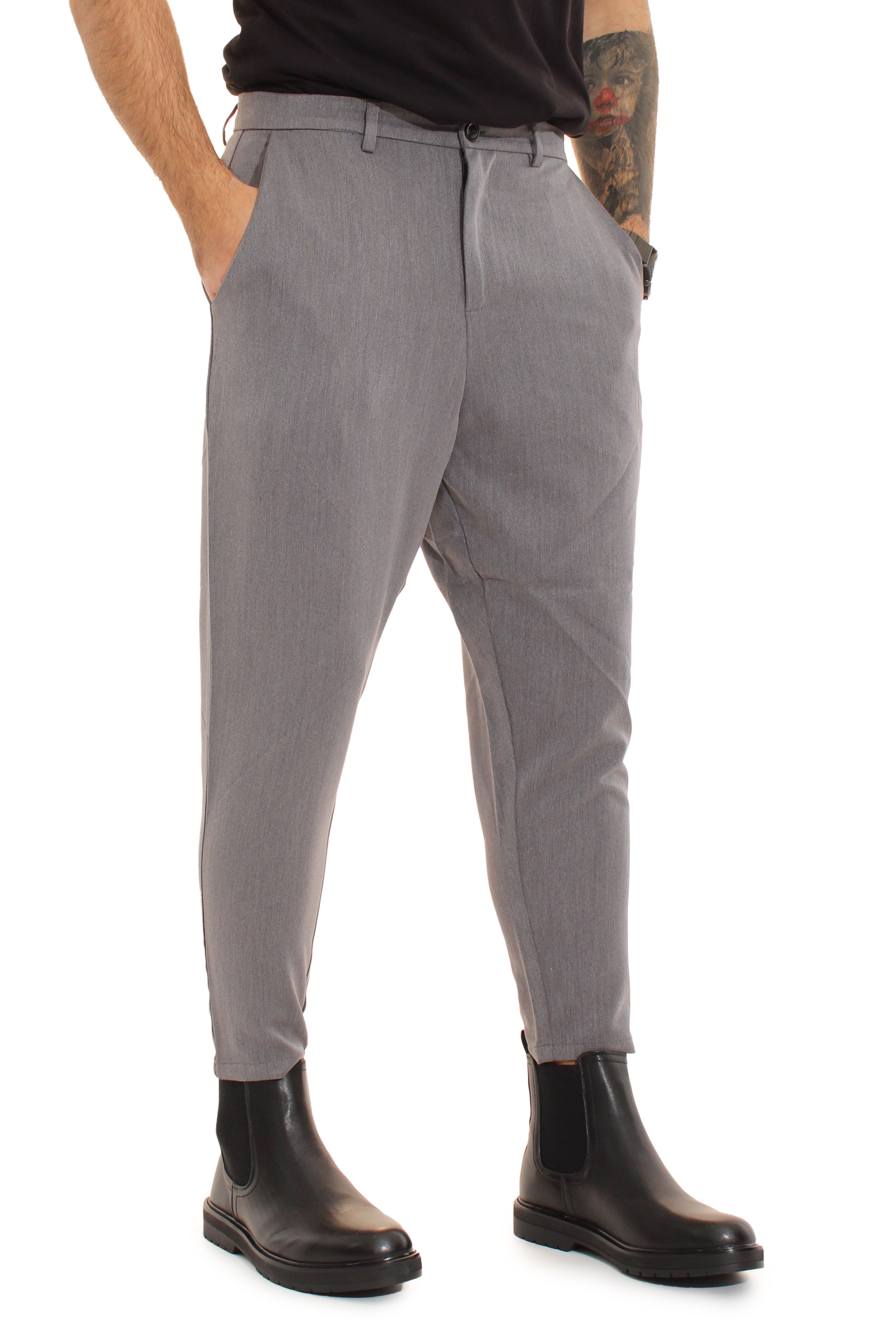 Pantalone Uomo Casual Cavallo Basso Tasca America Art. Pt118