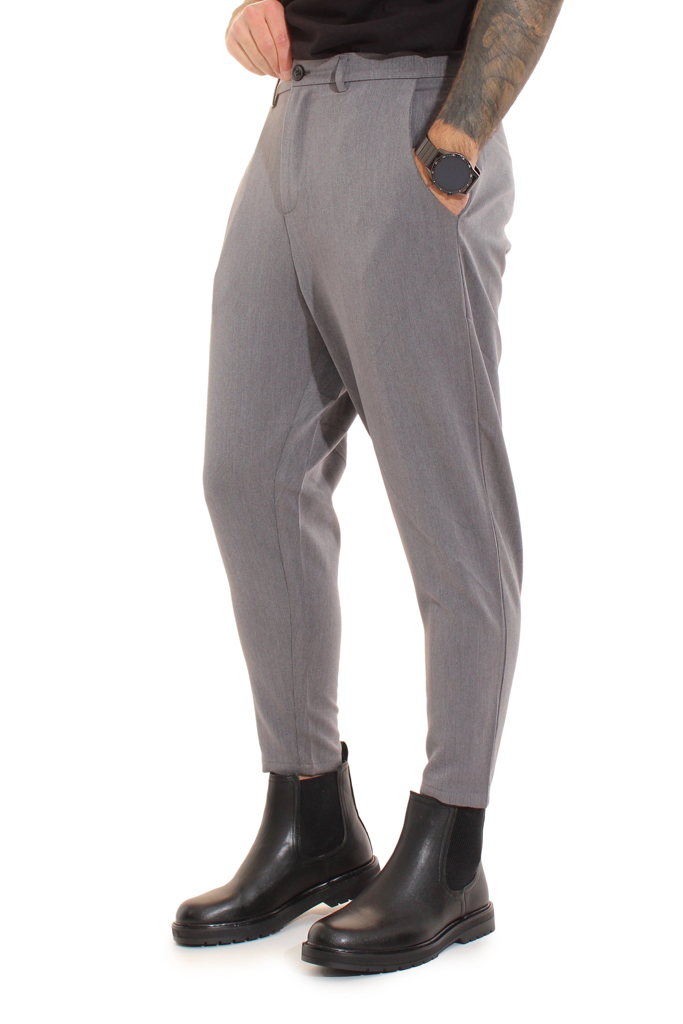 Pantalone Uomo Casual Cavallo Basso Tasca America Art. Pt118