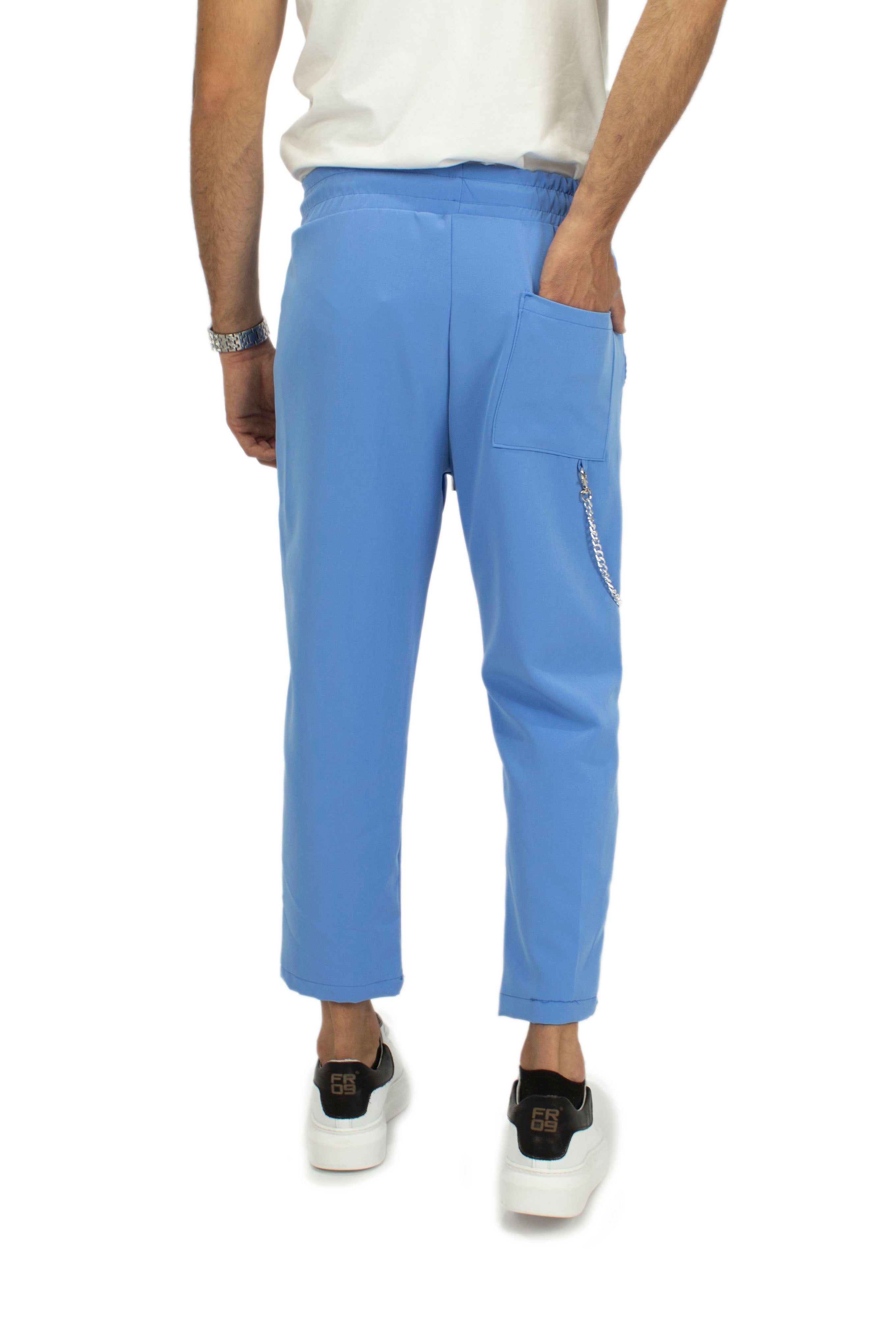 Pantalone Casual Vita Jogger Con Catena Art. Pt125