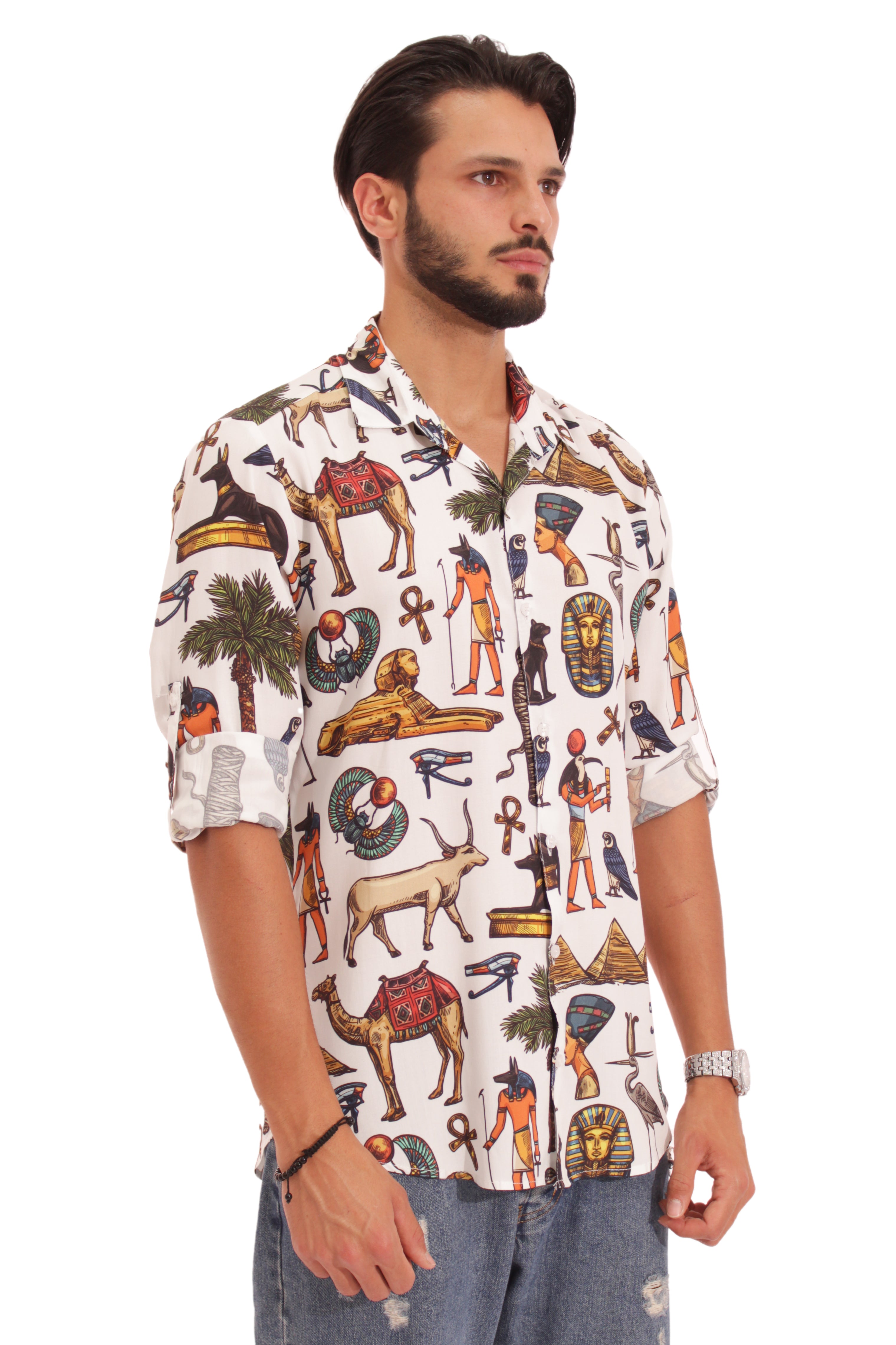 Camicia Uomo Manica Lunga Egypt Art. Cm99