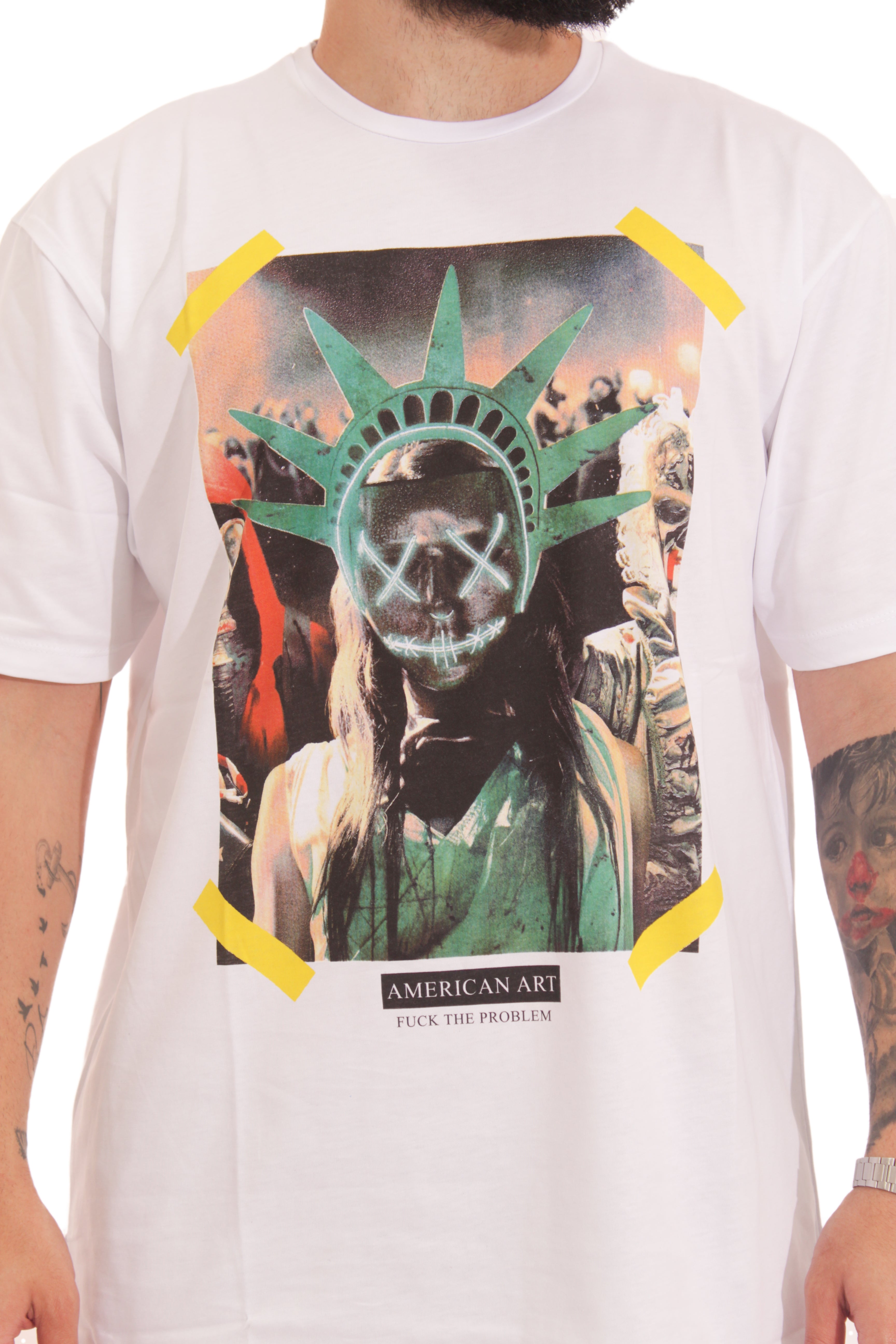 T-Shirt Uomo Liberty Con Stampa Frontale Art. Ts100