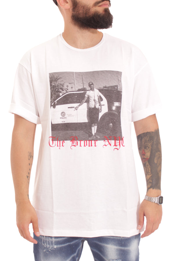 T-shirt pour homme Bronx avec imprimé sur le devant. Ts92