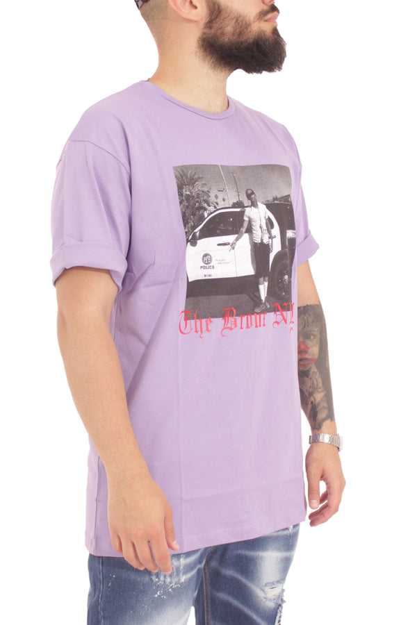 T-shirt pour homme Bronx avec imprimé sur le devant. Ts92