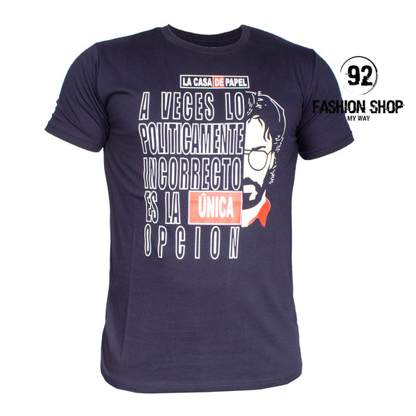 T-Shirt Homme La Casa De Papel Le Professeur Art. Ts39